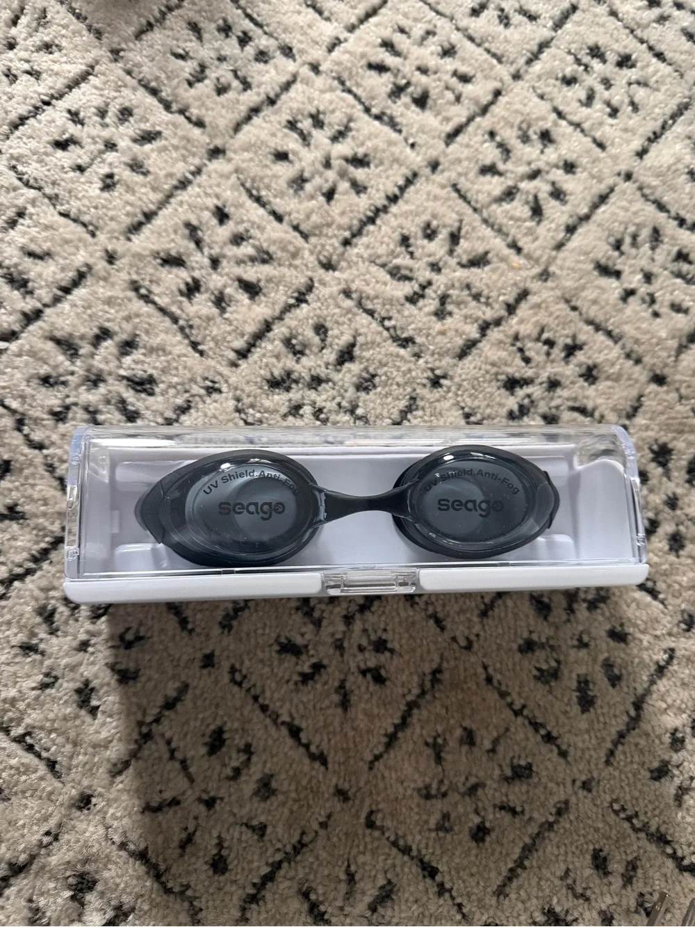 Seago NWT Black Swim Goggles